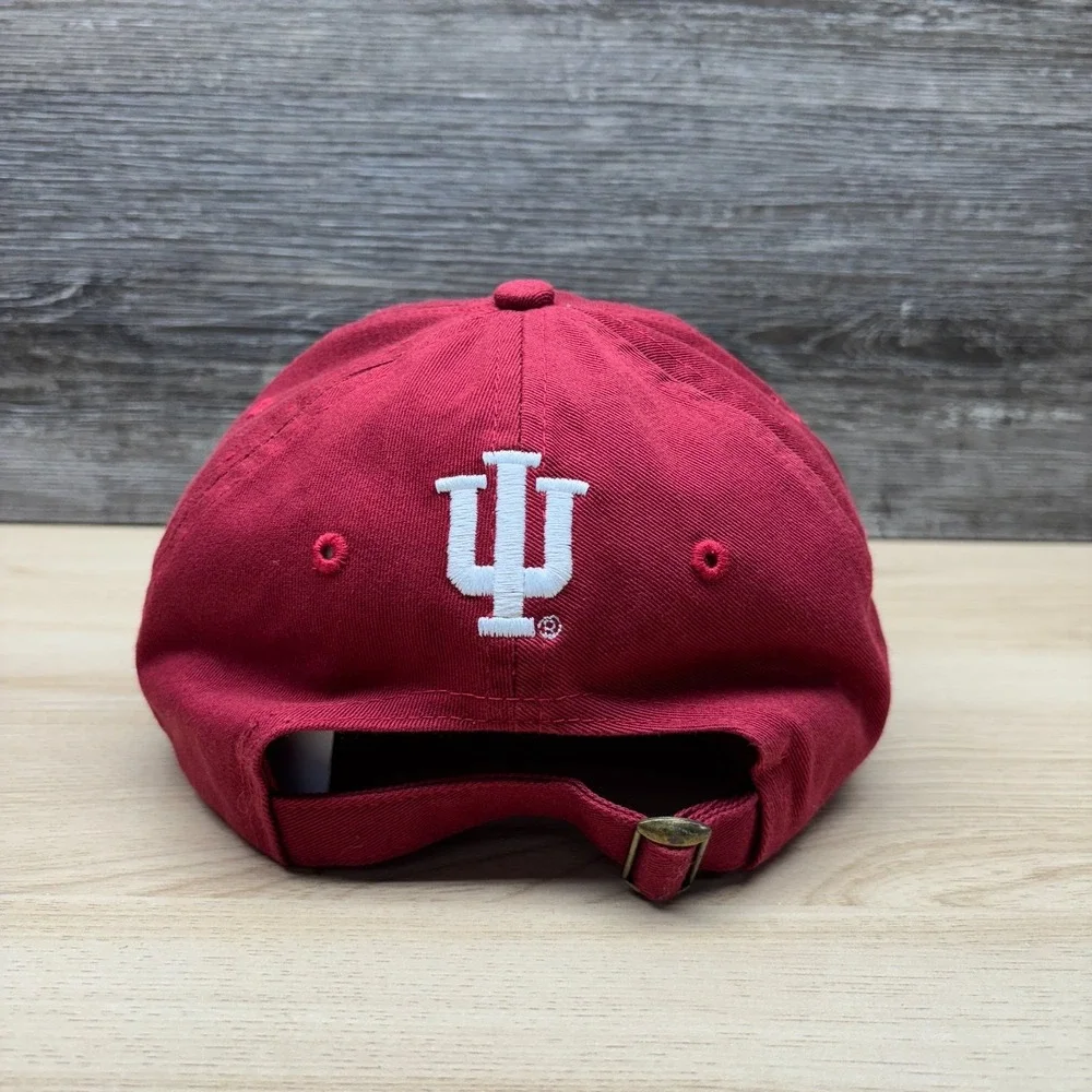 Indiana University Kelley School of Business Hat Cap Strap Back Red IU Hoosiers